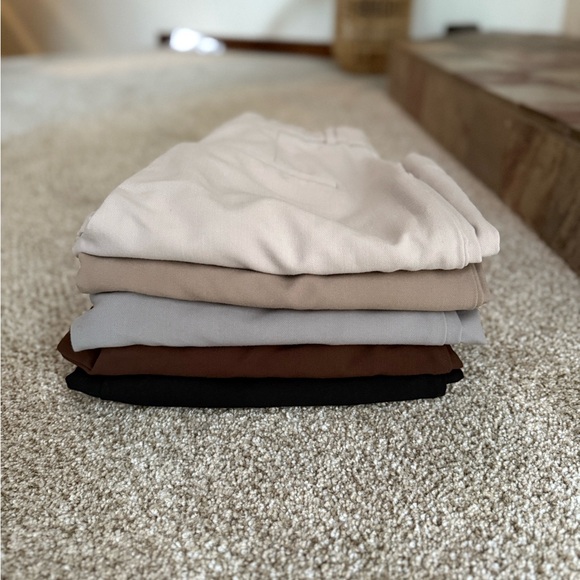 Abercrombie & Fitch Women’s Sloan Tailored Wide Leg Pants (5 pair) - Picture 5 of 6